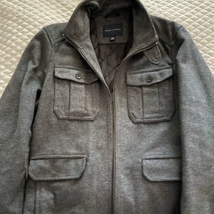 Awesome Banana Republic wool jacket. EUC. Perfect fall jacket. Quilt lined.